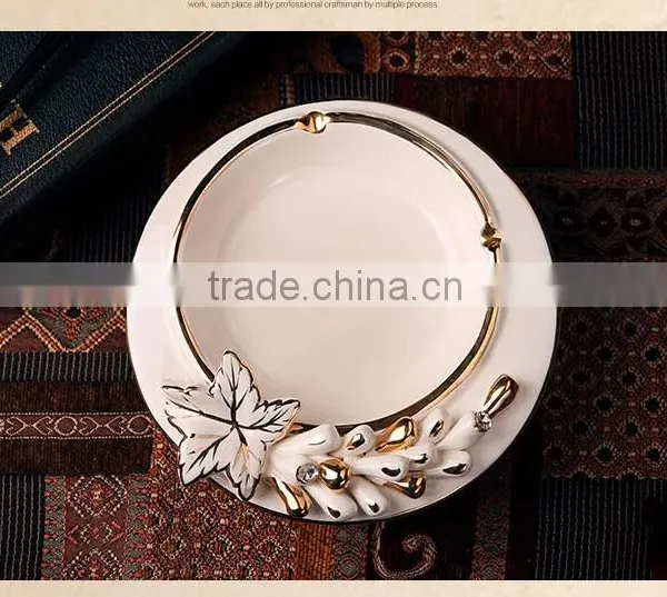 2016 Delicated BHM K-896 Ceramic Ashtray Art and Craft for KTV Home Decor photo-5