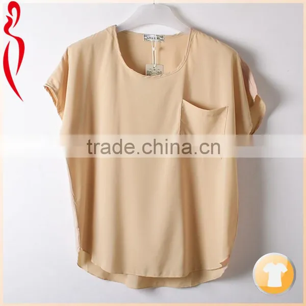 Custom Asymmetrical Images of Ladies Casual Tops China photo-2