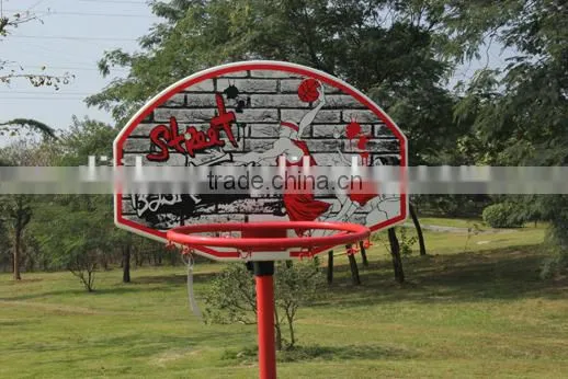 Portable Indoor Blow Molding Basketball Stand photo-3