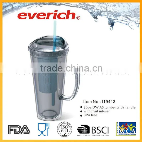 New Design Wholesale Plastic New Fruit Infusion Tumbler photo-2