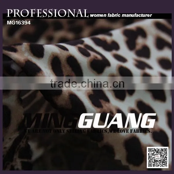 Hot Sell in Europe for Lady's Leopard Printed Polyester Knitted Fabric photo-6