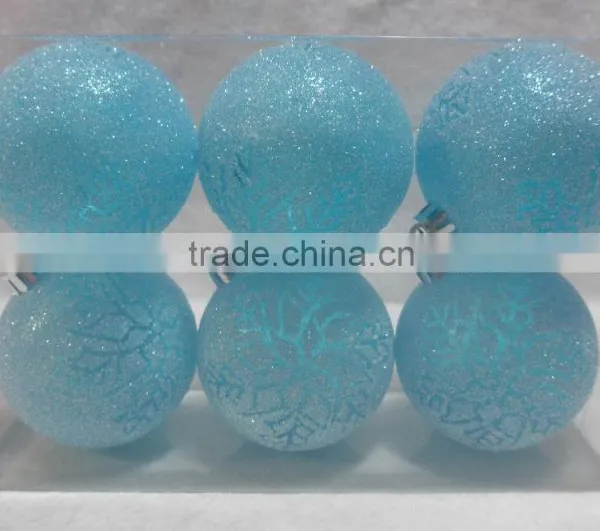 Wholesale Clear Plastic Ball 80MM Christmas Ornament Hand-painted Balls photo-6