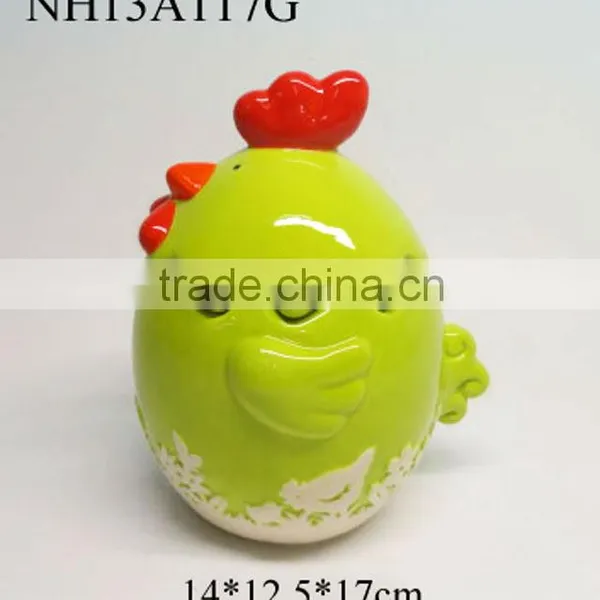 7"ceramic Plate Easter Crafts With Flower Pattern photo-5