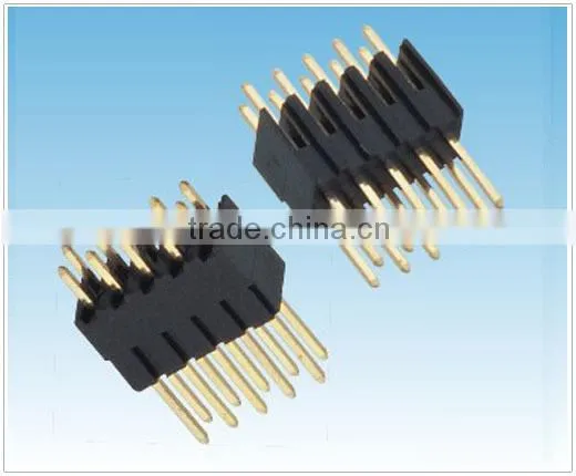 2.54mm Pitch Pin header Dual Row straight Dip Type pcb to pcb connector