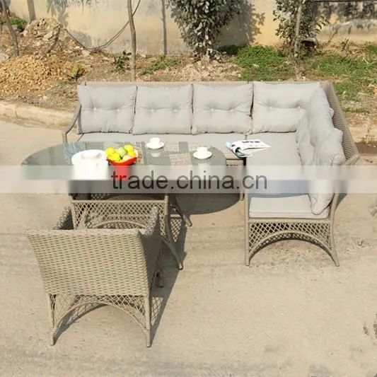ALUMINIUM GARDEN PLASTIC OVAL MODERN TABLE photo-2