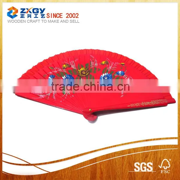 Handmade Wood Carving Fan Wood Souvenir Fan