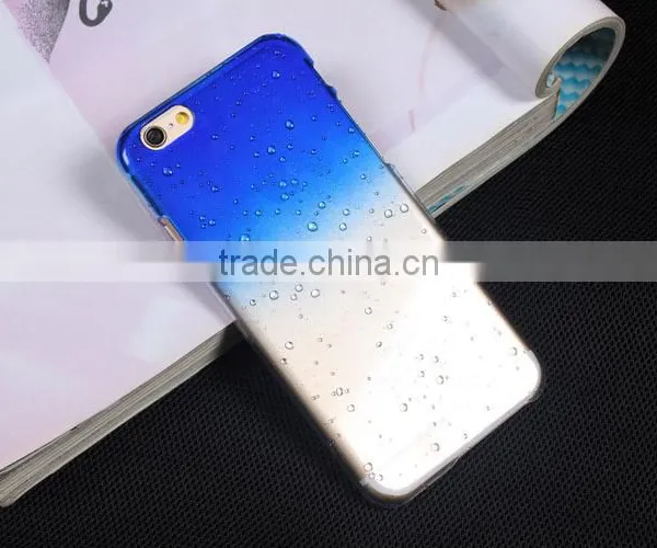 4.7 Inch Mobile Phone Accessory Ultra Thin Clear Crystal 3d Water Rain Drop Phone Case Back Cover For IPhone 5 6 6 Plus photo-4