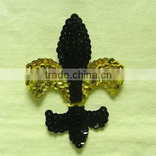 Sequin Fleur De Lis