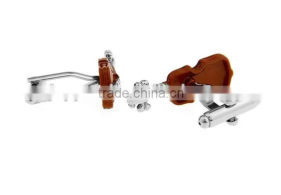 Electric Guitar Cufflinks/Guitar Cufflinks/Violin Cufflinks photo-2