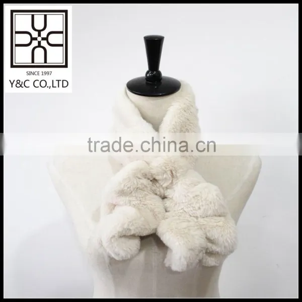 New Design Elastic Faux Fur Snood photo-3