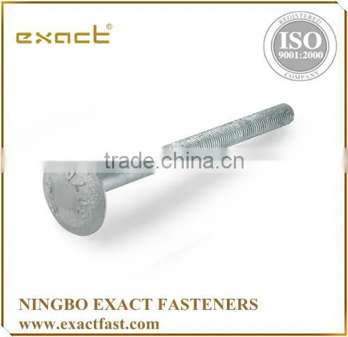 Manufacturer Supply Carbon Steel A307 Standard Grade 2 Hot Dipped Galvanized Timber Bolt/round Head Mushroom Bolt photo-6