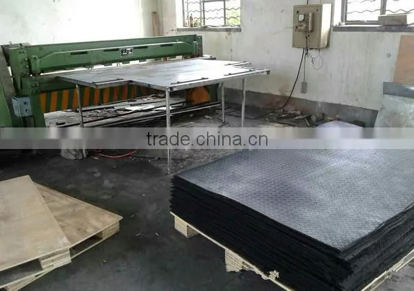 6mm 9mm 12mm Black Rubber Mat , Rubber Sheet Roll Manufacturer photo-3