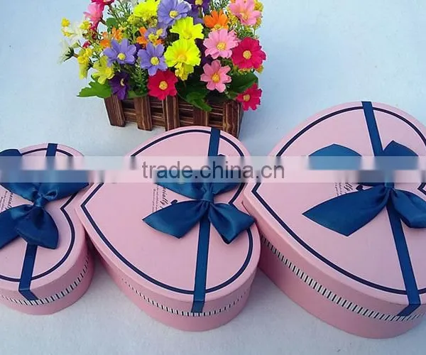 Design Lovely Art Paper Empty Heart Shape Widding Box Gift Box With Good Price photo-2