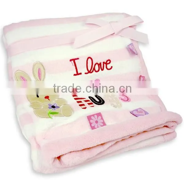 Personalised Baby Fleece Animal Blankets - Butterfly and Bear photo-3
