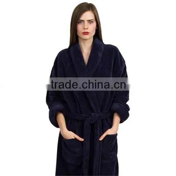 Microfiber Coral Fleece Bathrobe/Bathrobe/Microfiber Towel photo-3