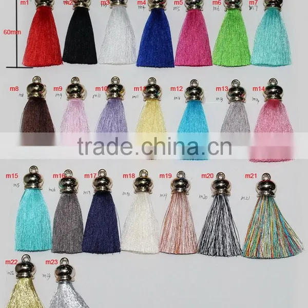 60mm Silk Tassel With CCB Cap photo-2