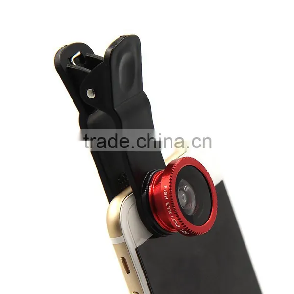 Universal for Smartphone 3 In1 Fish Eye+ Wide Angle + Macro Camera Clip Lens photo-3
