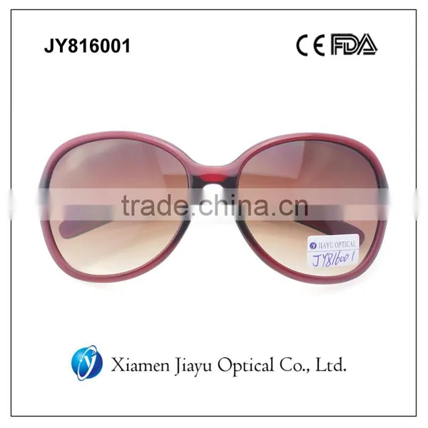 New Big Frame Round Shape Lady Sunglasses With You Logo photo-2