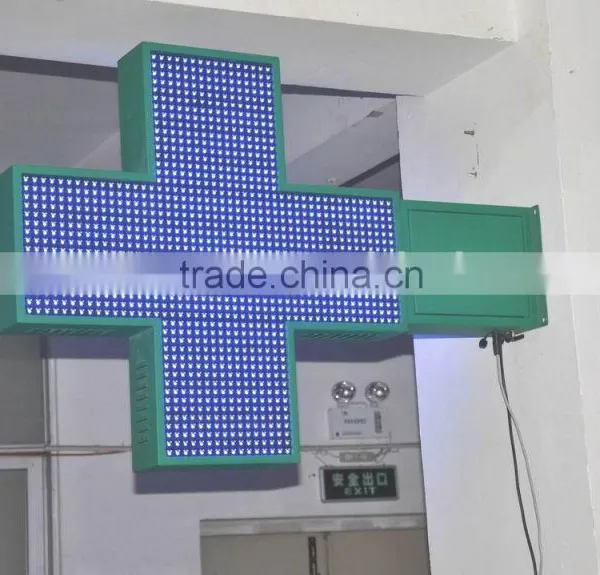 P16 LED Cross Sign Dedicated for Hospital Clinic Pharmacy photo-3