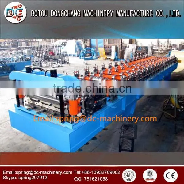 Trapezoid Roofing Sheet Metal Deck Roll Forming Machine Price photo-5