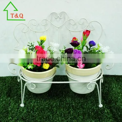 New Metal Nostalgia Yard Bike Planter Cream Decorative Plant Pots Indoor photo-4