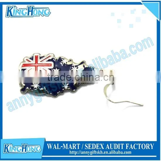 Fashion Enamel Metal Earring With National Flag Designs photo-4