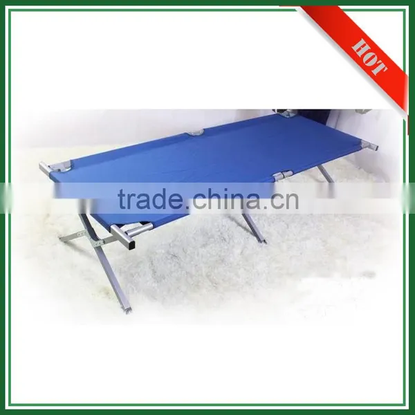 OEM Wholesale Lightweight Metal Cot Military Camping Folding Bed photo-2