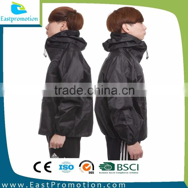 Customized Wholesale Mens Pullover Windbreaker photo-3