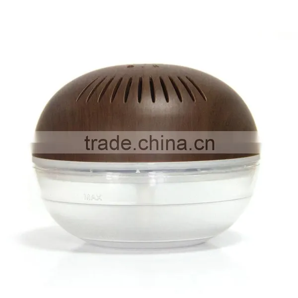 KM-02L Colorful LED Lights Wood Surface USB Air Purifier photo-2
