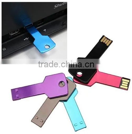 Free Logo Silver Key Shape Usb, Mini Usb With Custom Logo, Usb Flash Drive Wholesale photo-2