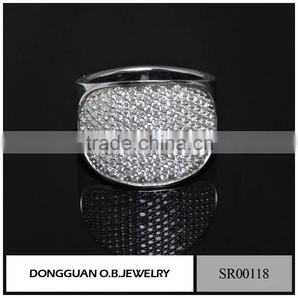 Latest Engagement Ring Wedding Ring Designs Zircon Diamond Women Jewelry Gemstone Ring Design photo-2