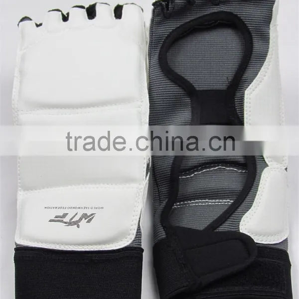 ITF PU Leather Martial Arts Foot Protectors Taekwondo Instep Guards