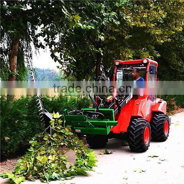 DY1150 Agriculture Wheel Loader With Hedge Trimmer Cutter Machine