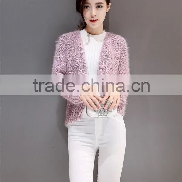 Colorful Slim Fit Handmade Knit Wool Sweater Designs photo-2