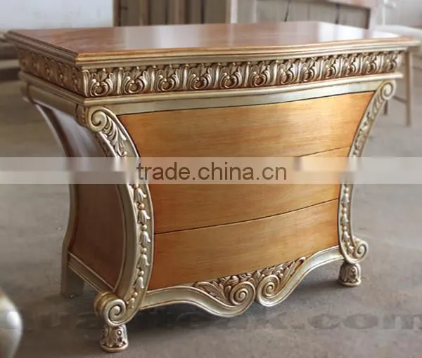 Antique Chest Of Drawers With Gilded Finish photo-2