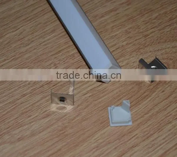 Triangle Shape Square Clear Milky Cover China Aluminum Profile photo-2
