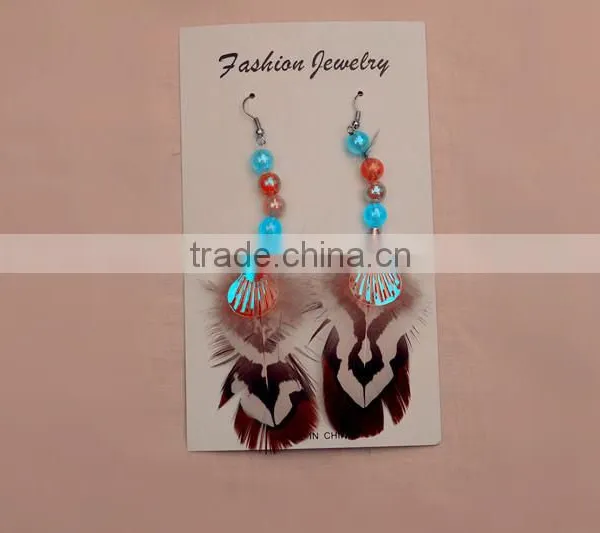 The Elegent Beautiful Feather Eardrop photo-3