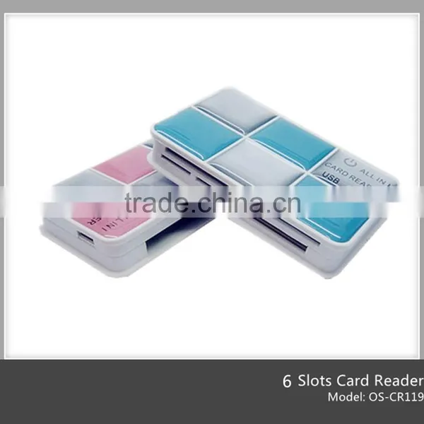 Eye Shadow Box Lovely Cheap Usb Card Reader for Wholesale(OS-CR119)