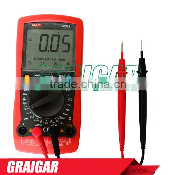 General Digital Multimeters UNI-T UT58A Voltage Current Resistance Capacitance Temperature Meter Tester photo-4