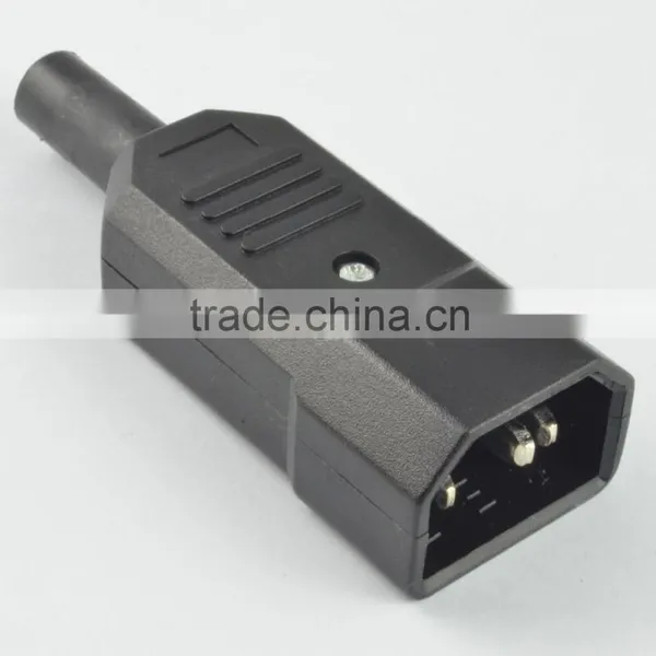 Top Selling Industrial Plug IEC 320 C14 Male Power Cord Plug photo-2