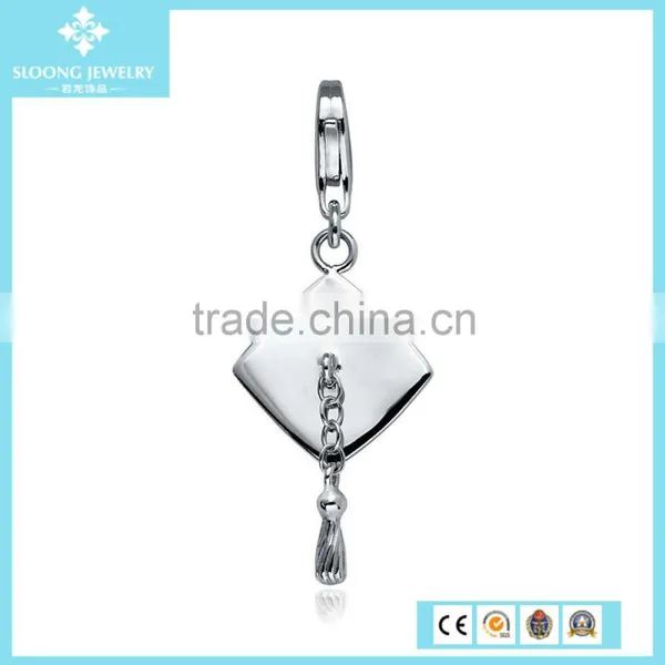 Wholesale Silver Jewellery Airplane Charm in Sterling Silver Popular Silver Jewelry photo-5