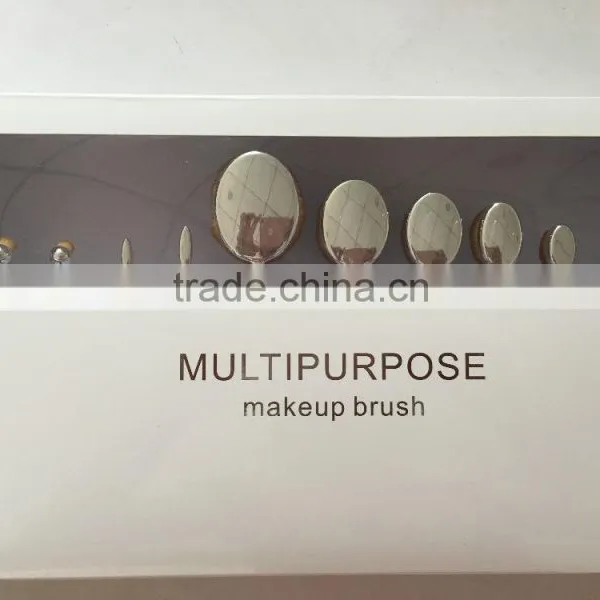 10pcs Kinds of Oval Makeup Brush Set photo-2
