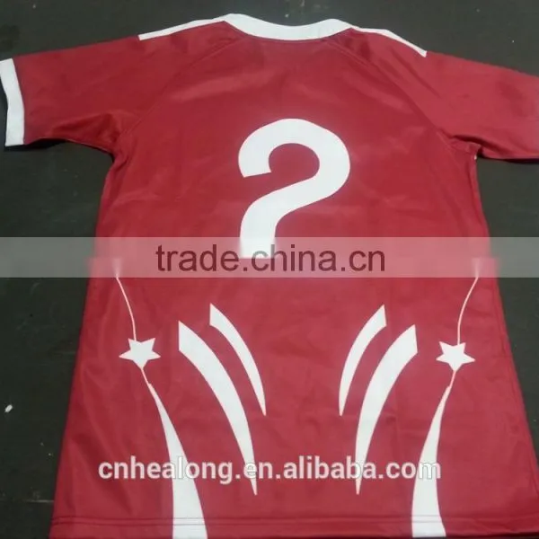 High Quality Rugby Uniforms,100% Polyester Rugby Wear photo-3