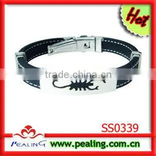 Cool Man Bracelet Animal Print Silicone Bracelet