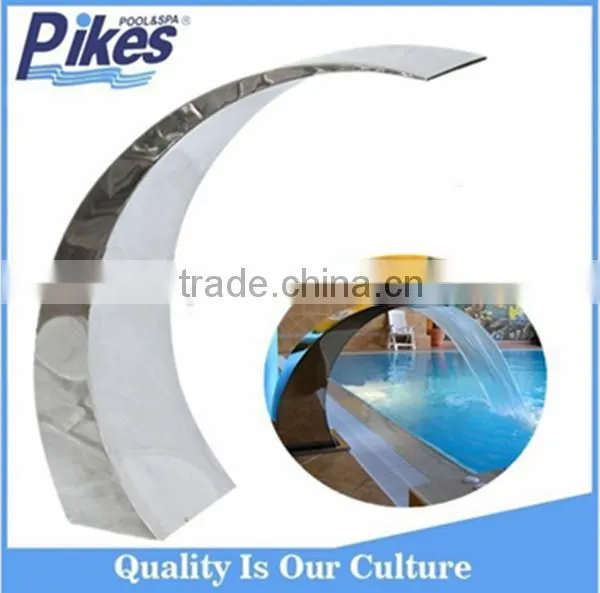 Water Fountain Equipment Stainless Steel Waterfall for Swimming Pool