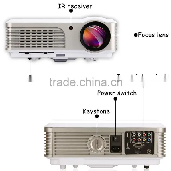 EUG 2600Lumens for Home Entertainment Digital Cinema Projector photo-6