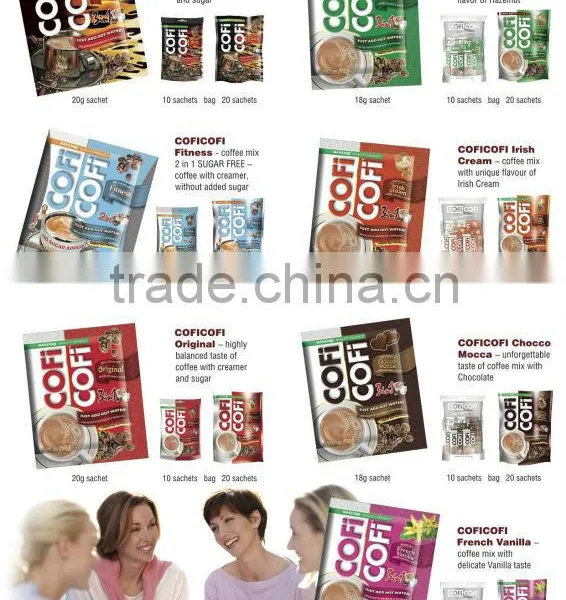COFICOFI 3 in 1 & 2 in 1 Instant Coffee Mixes