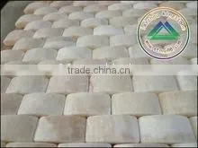 2016 Cheap Bathroom Mosaic Floor Tile Price, White and Black Metal Marble Mosaic photo-5