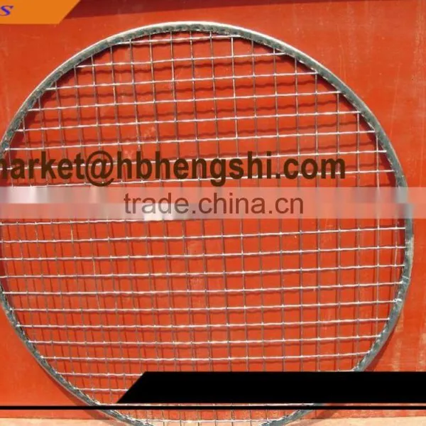 Round Galvanized Barbecue Grill Wire Mesh / BBQ Grill Netting Price (factory) photo-2