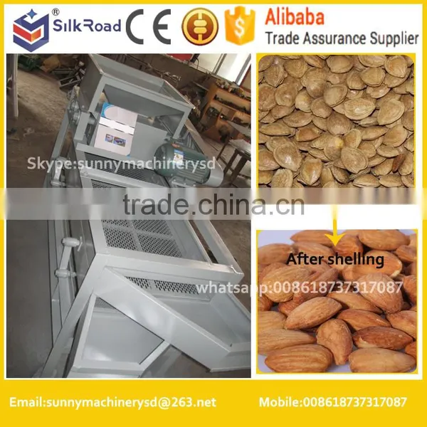 Nuts cracking machine/almond dehuller machine|hazelnut shelling remove machine